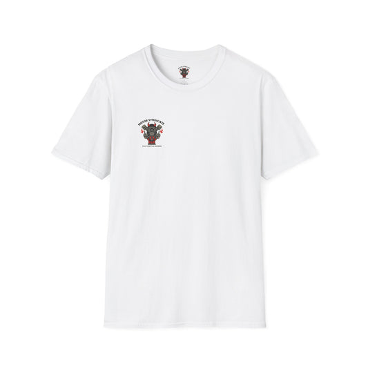 Motor SyndicateT-Shirt — Retro Biker Helmet Graphic